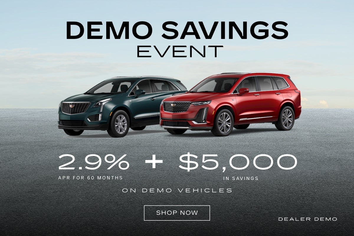 2.9% APR for 60 Months + $5,000 In Savings on Demo Vehicles