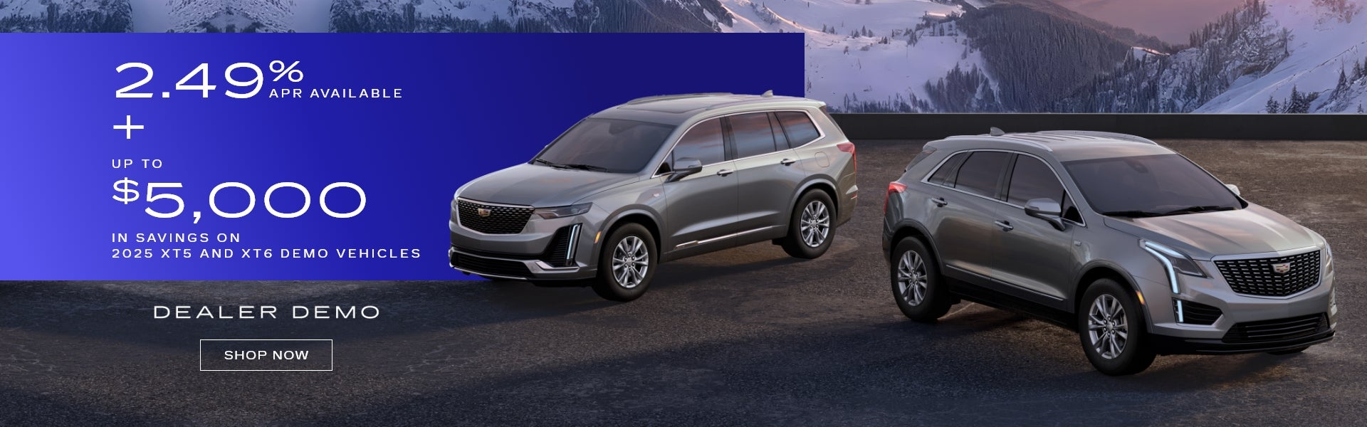 Season to Drive Event - New 2025 XT5 and XT6 Demo Vehicles