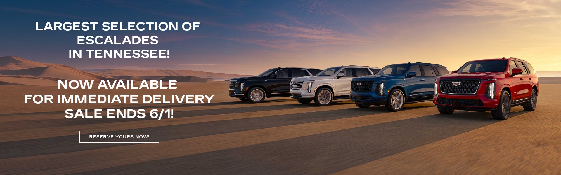 Largest selection of Escalades in Tennessee!