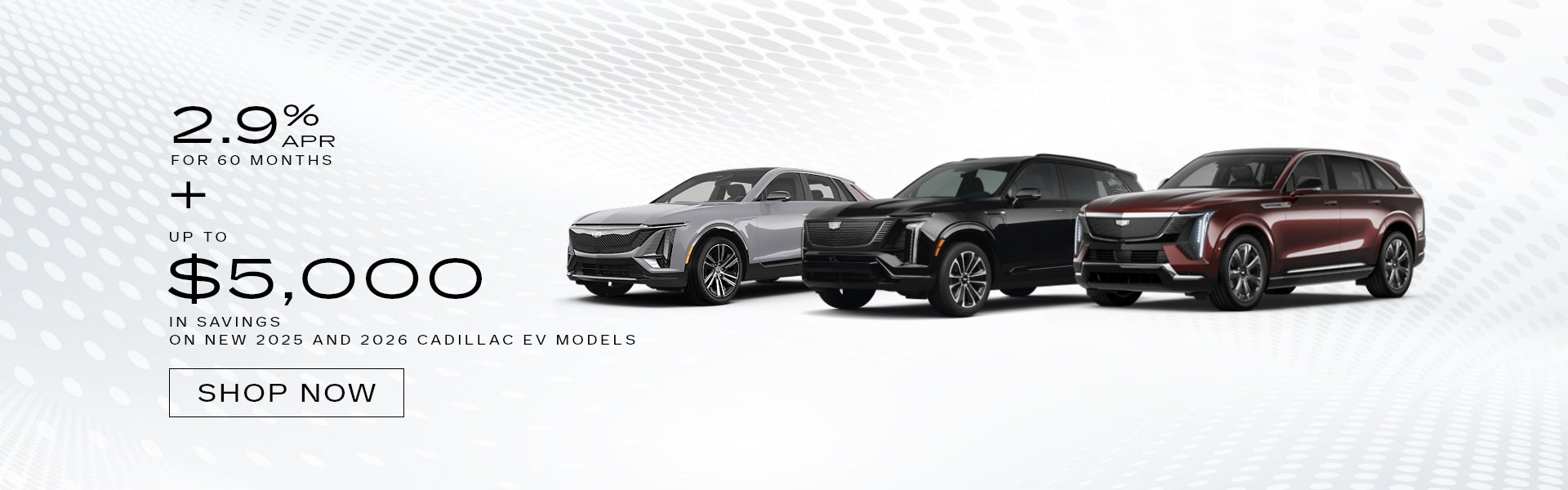 Season to Drive Event - New 2025 and 2026 Cadillac EV models