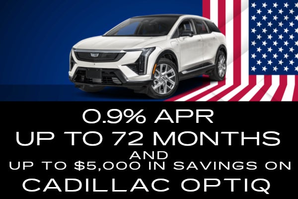 0.9% APR and up to $5,000 in savings on Optiq