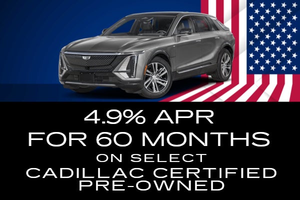4.9% APR on select Cadillac CTP